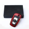 BMW 1-7 Series X3 X5 (2010-2023) Carbon Fiber Red Key Case Shell Cover