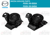 Mazda RX-8 Engine Mounts MT Manual Transmission Right Left (2003–2011)