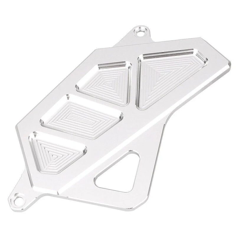 Yamaha YZF R25 R3 Silver Aluminum Front Guard Chain Sprocket Cover (2015-2017)
