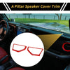 Jeep Wrangler JL JLU (2018-2024) - ABS Red A Pillar Speaker Cover Trim