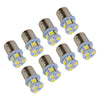 Car 8Pcs White LED 1156 BA15S P21W 8SMD DRL Daytime Running Lights