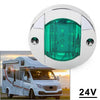 Truck Trailer RV Boat 24V Green LED Side Marker Lights