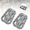 Triumph Scrambler Tiger Enlarge Foot Pegs 2 x Silver (2017-2023)