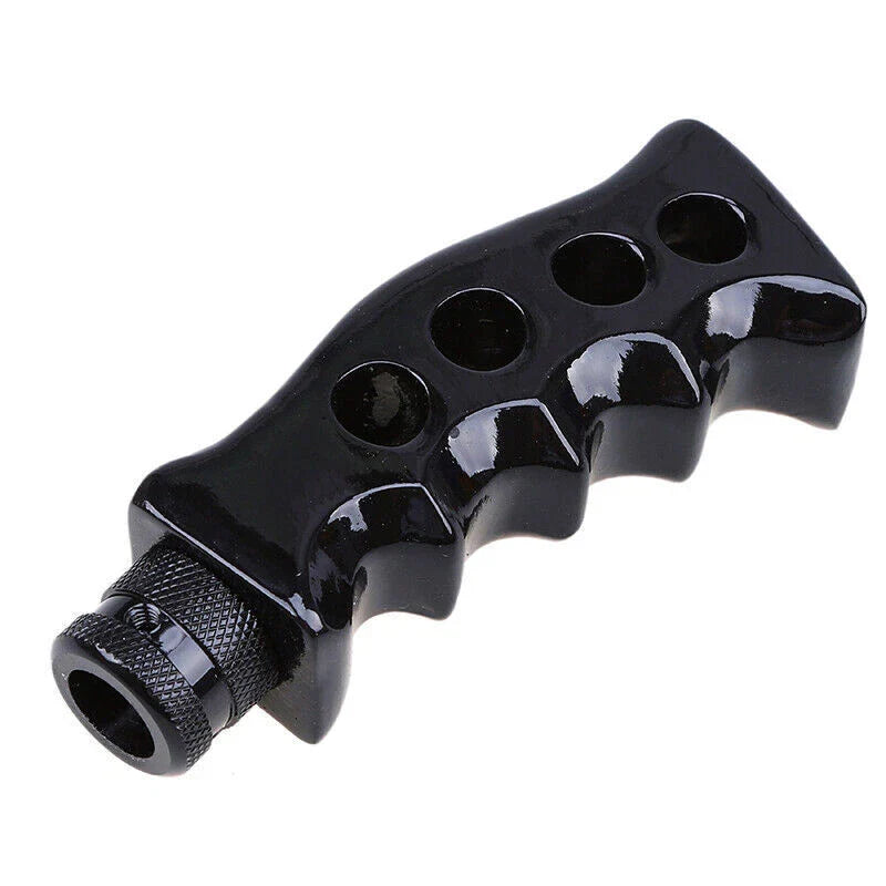 Universal Vehicles 5 Speed Black Aluminum Manual Shift Knob