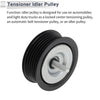 Mercedes-Benz W212 (2009-2014) Black 1 x Pc Drive Belt Idler Pulley