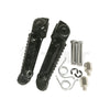 Yamaha YZF R6 R6S Black Front Footrest Pegs (1999-2020)