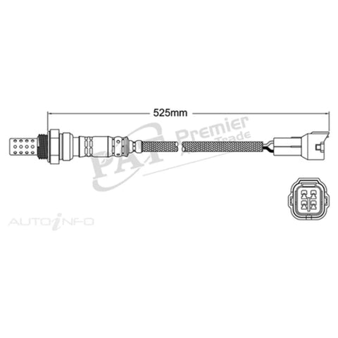 Suzuki Grand Vitara Cat Oxygen O2 Sensor (2005-2008)