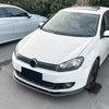 VW Golf 6 MK6 Front Bumper Spoiler Lip Splitter (2008-2012)