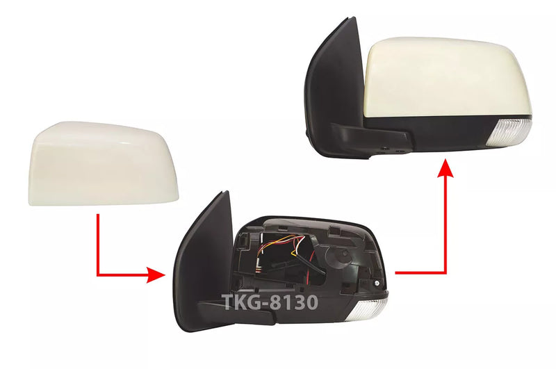 Isuzu Dmax LH Side View Mirror w/ LED (2012-2014)