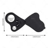 Jewelry 60X 30X LED Light Pocket Jewellers Loupe Magnifier