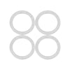 Volvo 15 x M18 Silver Tone Oil Drain Plug Gaskets