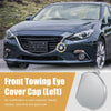 Mazda 3 Silver Tone Front Bumper Tow Hook Eye Cover (2014-2016)