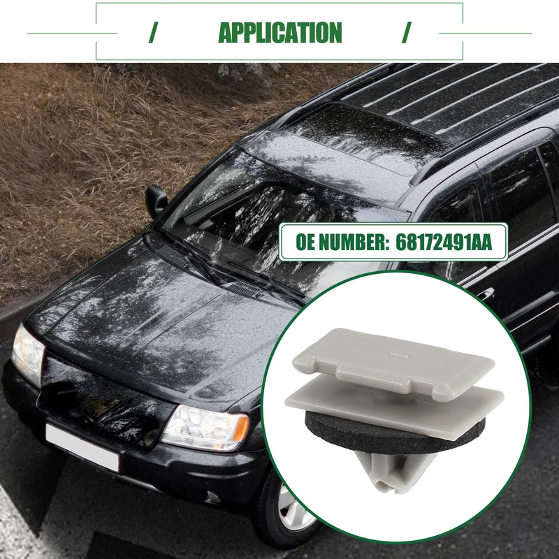Jeep Grand Cherokee (2012-2021) - 20 Pcs Car W Type Trim Clips
