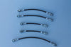 NH Pajero (1991-1996) Rear Drum Brakes Braided Brake Hose Set