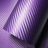 50x12 Car Purple Carbon Fiber Vinyl Wrap Sticker Interior Panel