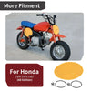 Honda Z50/Z50R Front Number Plate with Clips & Bands 1979-1987
