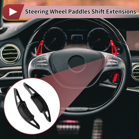 Mazda Axela Black Aluminum Alloy Steering Wheel Paddles (2020-2021)