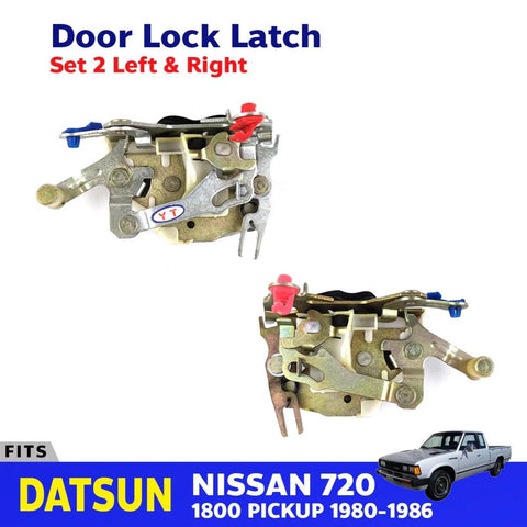 Door Lock Latch Front LH+RH Fits Datsun Nissan 720 SD23 2D Pickup 1980-86 D06