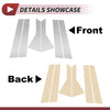 Ford Escape (2020-2023) Silver Tone 6 Pcs Door Pillar Window Trim