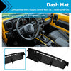 Suzuki Jimny 3-Door Dash Mat Microfiber Leather Black (2018-On)