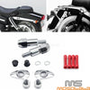 Harley Dyna Wide Glide Detachable Sissy Bar Docking Hardware (06-08)