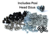 Yamaha R1 Fairing Screws Dzus Pozi Crosshead (2002–2003)