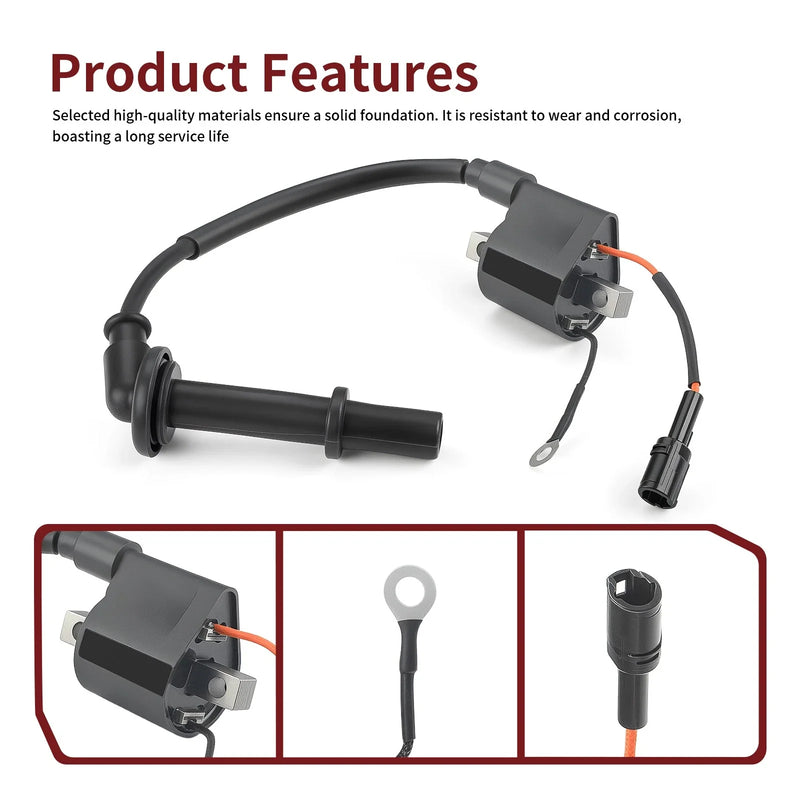 Kawasaki KLX450R KX450F Ignition Coil w/ Spark Plug Cap (2006–2019)