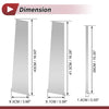Ford Explorer (2020-2023) Silver Tone 6 Pcs Door Pillar Window Trim