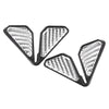 Silver Car Door Corner Covers Bumper Protectors