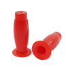 Vintage Motorcycle Handlebars Red Universal 7/8" Easy-Hold Hand Grips