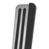 Nissan Infiniti Silver Tone Foot Pedal Covers Non-Slip No Drill Metal