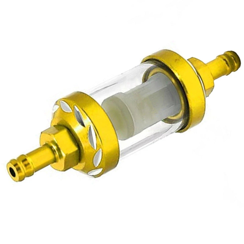 Motorcycle Universal 8mm 5/16" Inline Gas Fuel Filter