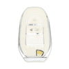 Peugeot 308 White Silver TPU Key Fob Shell Cover (2007-2014)