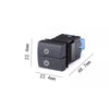 Toyota LED Dual Dashboard Control Square Switch Button Harness