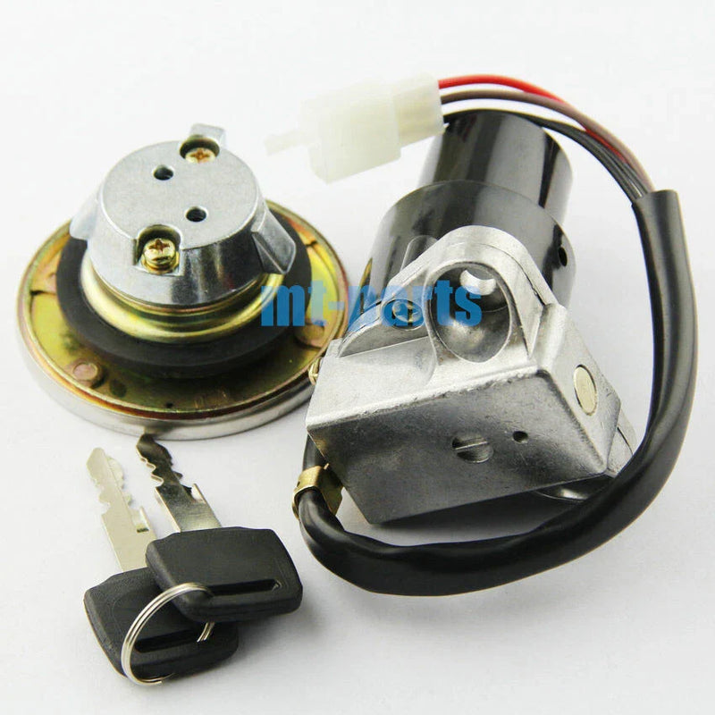 Yamaha FZR600 Ignition Key Switch & Fuel Tank Cap Lock Set (1989-1993)
