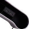 Universal Car Dual USB Seat Gap Storage Box Charging Cup Holder