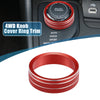 Jeep Cherokee, Compass 2014-2021, 2017-2021 Red 4WD Knob Cover Trim