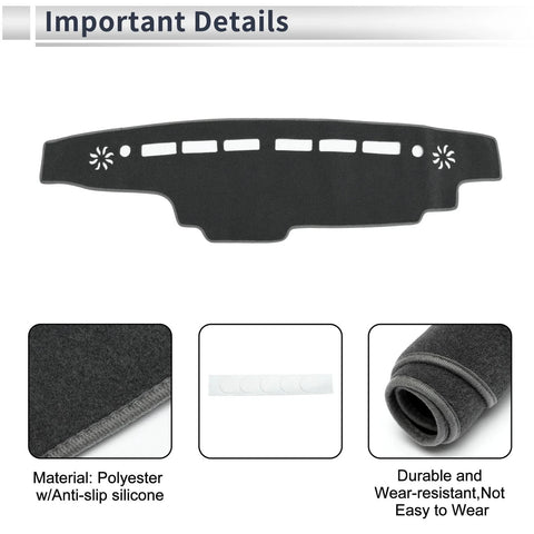 Suzuki Every DA17V (2015-2024) Sun Protector Gray Dashboard Cover Mat