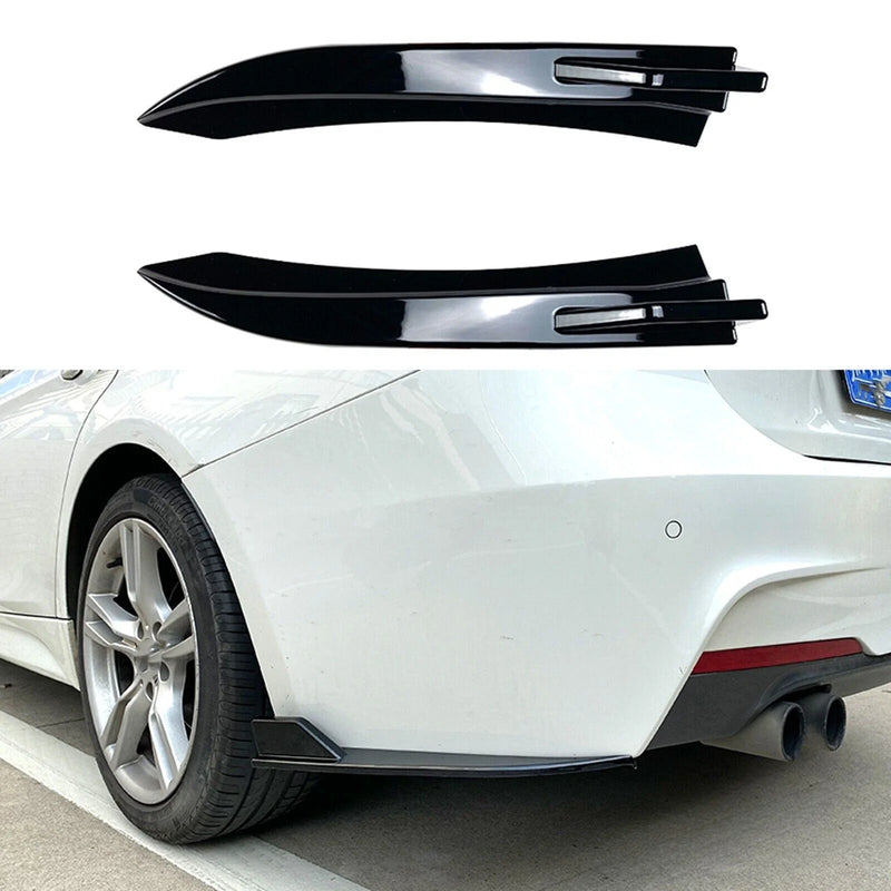 BMW F30 M-TECH Rear Bumper Side Splitter Cover (2012-2018)