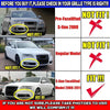 Audi A6 C6 S-line 2 x Front Bumper Fog Light Grille Covers (2005-2011)