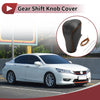 Honda Accord 2008-2012 Black Carbon Fiber Gear Shift Knob Cover