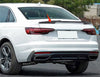 Audi B9 A4 S4 Sedan V Style Rear Carbon Fiber Spoiler Wing (2017-2024)