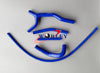 Suzuki RM125 Blue Silicone Radiator Hose (1992-1995)