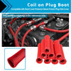 Car Brands 8Pk Spark Plug Wire Boot Protector Sleeve
