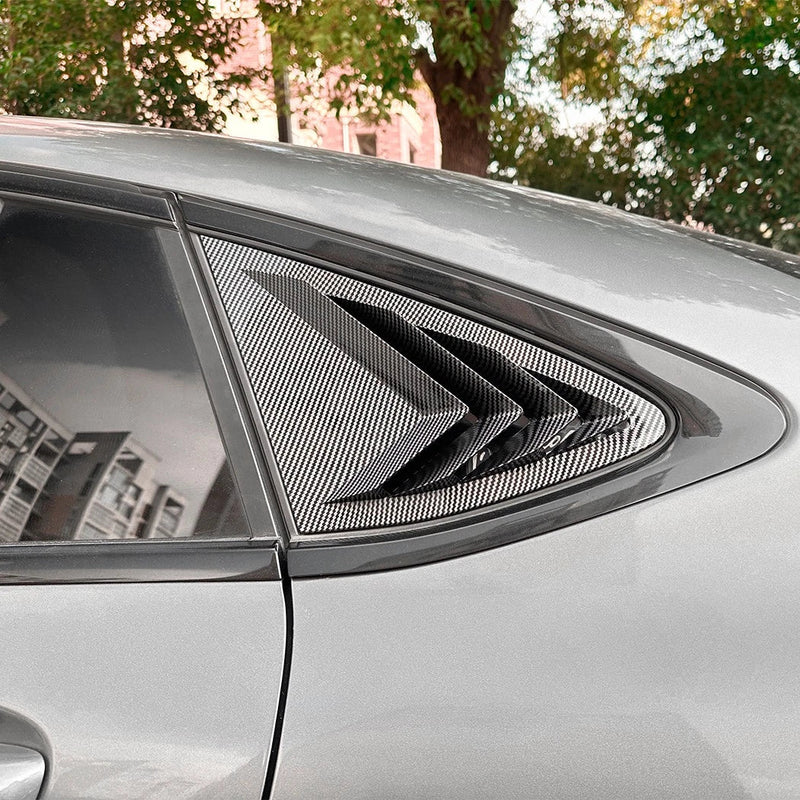 Benz GLC-Class Coupe Carbon Style Window Louver Cover (2016–2022)