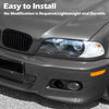 2001-2006 BMW E46 M3 Gloss Black Front Bumper Fog Light Covers (2001-2006)