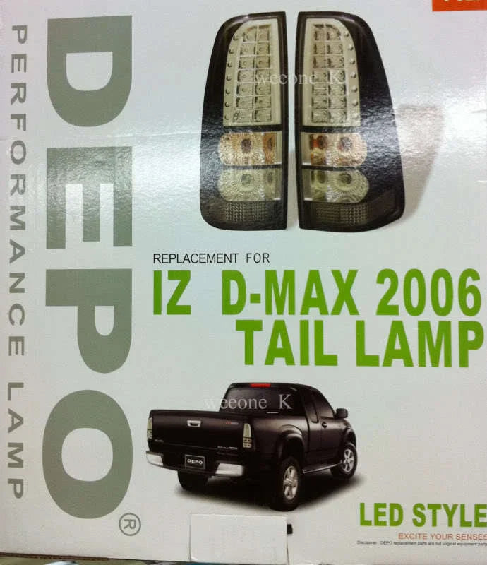 Isuzu D-Max LED Tail Light Lens (2006-2011)