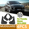 Porsche Macan 4Pcs Molded Splash Guards Mud Flaps Fender (2014–2023)