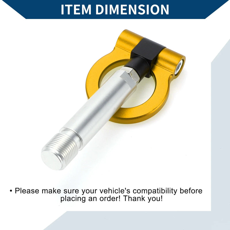 Toyota Yaris 23cm Golden Tow Hook (2020-2023)