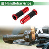 Motorcycle Grips / 7/8" / Hand Grips Aluminum Alloy Black Red